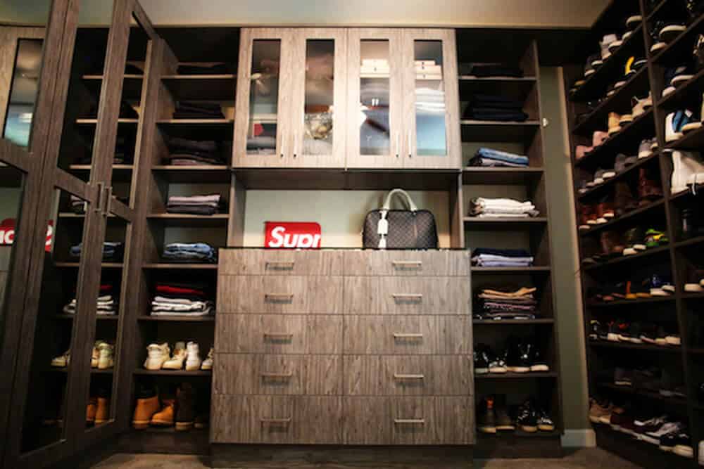 custom luxury walk-in closet